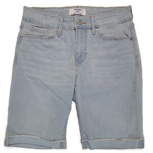 Levi's Denizen Bermuda Shorts Womens 4 (27x9) Mid Rise Cuffed Blue Denim